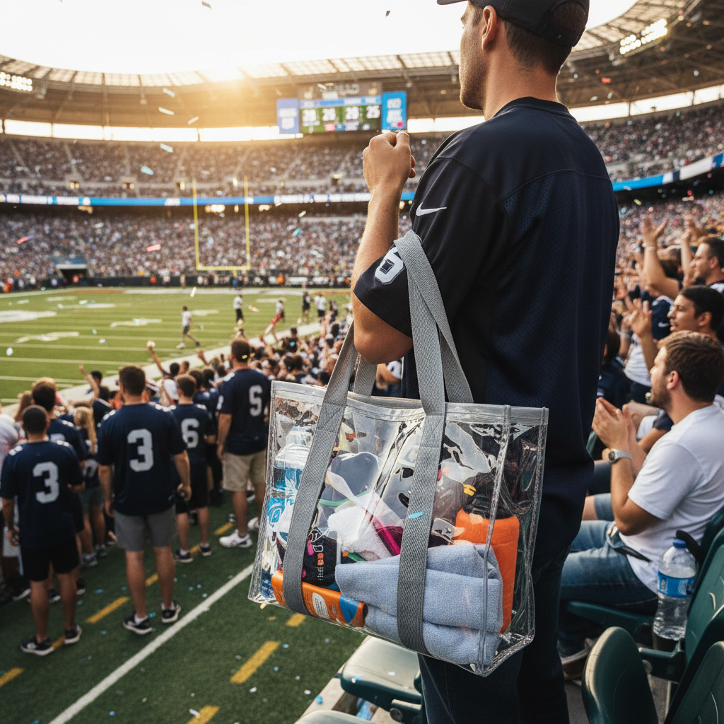 StadiumProof Clear Tote - Game day lifestyle
